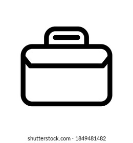 briefcase icon or logo isolated sign symbol vector illustration - high quality black style vector icons
