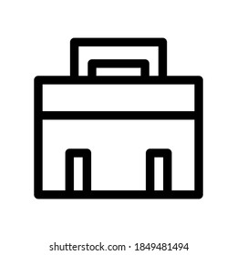 briefcase icon or logo isolated sign symbol vector illustration - high quality black style vector icons
