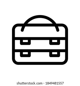 briefcase icon or logo isolated sign symbol vector illustration - high quality black style vector icons
