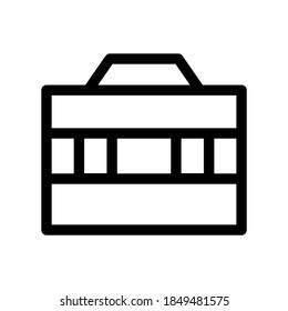 briefcase icon or logo isolated sign symbol vector illustration - high quality black style vector icons
