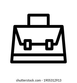 briefcase icon or logo isolated sign symbol vector illustration - high quality black style vector icons
