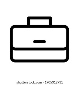 briefcase icon or logo isolated sign symbol vector illustration - high quality black style vector icons

