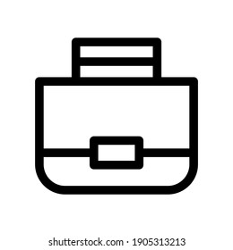 briefcase icon or logo isolated sign symbol vector illustration - high quality black style vector icons
