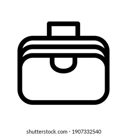 briefcase icon or logo isolated sign symbol vector illustration - high quality black style vector icons
