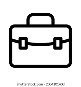 briefcase icon or logo isolated sign symbol vector illustration - high quality black style vector icons
