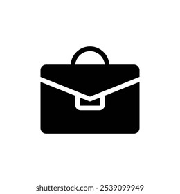 Briefcase icon logo sign set vector outline