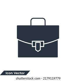 Briefkasten-Symbol Logo, Vektorgrafik. Koffer-Symbolvorlage für Grafik- und Webdesign-Sammlung