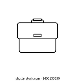 Briefcase icon. Mobile concept and web design
