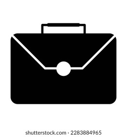 icono de maletín, vector de oficina, ilustración financiera