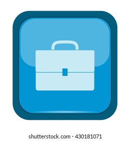 Briefcase icon on a blue button