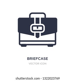 briefcase icon on white background. Simple element illustration from Digital economy concept. briefcase sign icon symbol design.