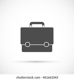 Briefcase icon on white background