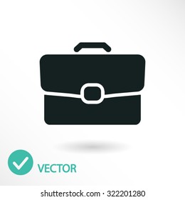 Briefcase icon. One of set web icons