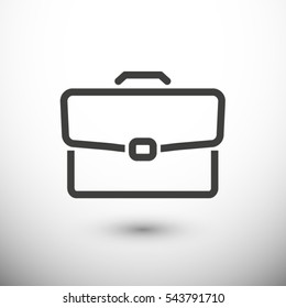 Briefcase icon. One of set web icons