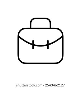 Briefcase icon Outline vector for web ui