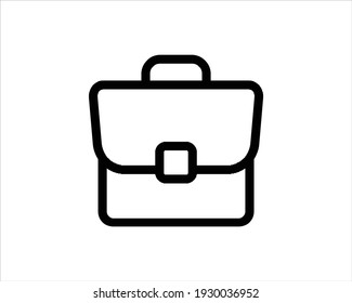 Briefcase icon. Portfolio, bag icon vector illustration