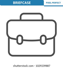 Briefcase Icon. Professional, pixel perfect icons optimized for both large and small resolutions. EPS 8 format. 12x size for preview.