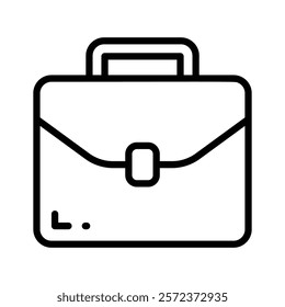 Briefcase icon representing professional portfolio