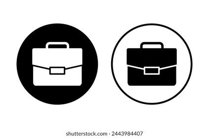 Aktenkoffer-Symbol-Set. Koffer-Symbol. Gepäcksymbol.