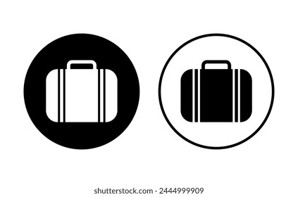 Conjunto de iconos de maleta. icono de maleta. símbolo de maleta.