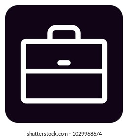 Briefcase icon sign