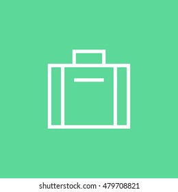 Briefcase icon. Briefcase sign.