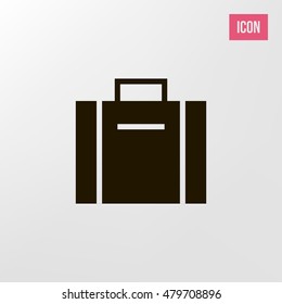 Briefcase icon. Briefcase sign.