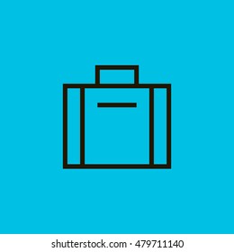 Briefcase icon. Briefcase sign.