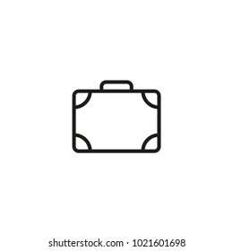 briefcase icon. sign design