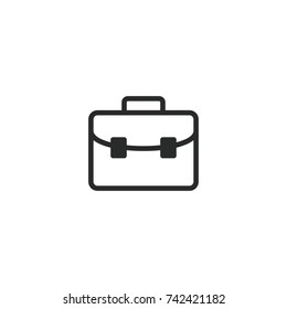 briefcase icon. sign design