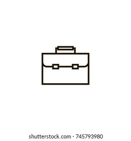 briefcase icon. sign design