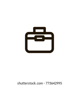 briefcase icon. sign design