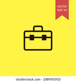 briefcase. briefcase icon. sign design. Vector EPS 10.