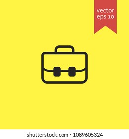 briefcase. briefcase icon. sign design. Vector EPS 10.