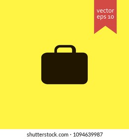 briefcase. briefcase icon. sign design. Vector EPS 10.