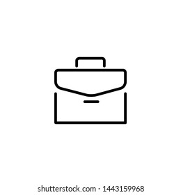 briefcase icon sign signifier vector
