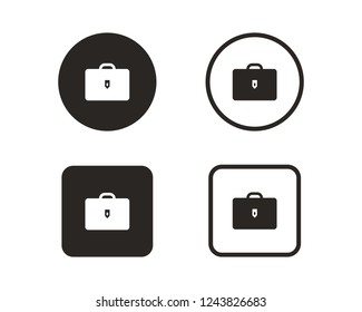 Briefcase icon sign symbol