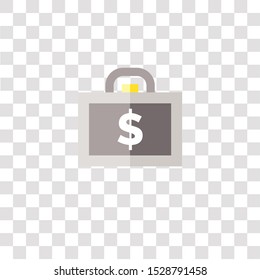 briefcase icon sign and symbol. briefcase color icon for website design and mobile app development. Simple Element from business and office collection for mobile concept and web apps icon.