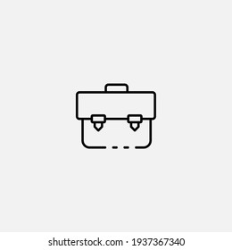 Briefcase icon sign vector,Symbol, logo illustration for web and mobile