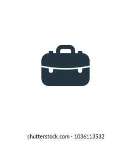 briefcase icon. Simple element illustration. briefcase symbol design template. Can be used for web and mobile UI.