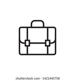 briefcase icon. Simple thin line, outline vector of Project Management icons for UI and UX, website or mobile application