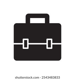 Briefcase icon. Simple vector sign.