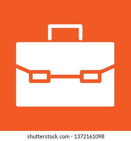 Briefcase icon, stock vector illustration, EPS10.