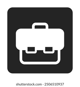 Aktentasche Symbol Stock-Vektorgrafik flaches Design auf transparentem Hintergrund.
