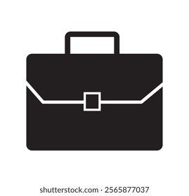 Briefcase icon. suitcase sign and symbol. luggage symbol design eps 10 