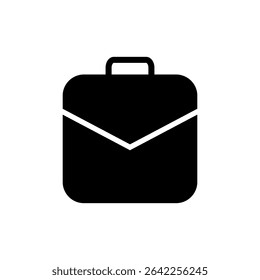 Símbolo de ícone de porta-arquivos para aplicativos e sites. sinal e símbolo de mala. símbolo de bagagem.