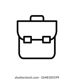 Símbolo de ícone de porta-arquivos para aplicativos e sites. sinal e símbolo de mala. símbolo de bagagem.