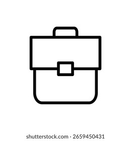 Símbolo de ícone de porta-arquivos para aplicativos e sites. sinal e símbolo de mala. símbolo de bagagem.