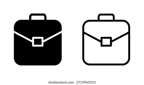 Icono de la maleta para los App y los Sitios web. símbolo de la maleta y símbolo.