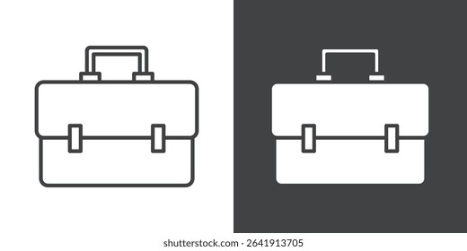 Briefcase icon symbol illustration logo